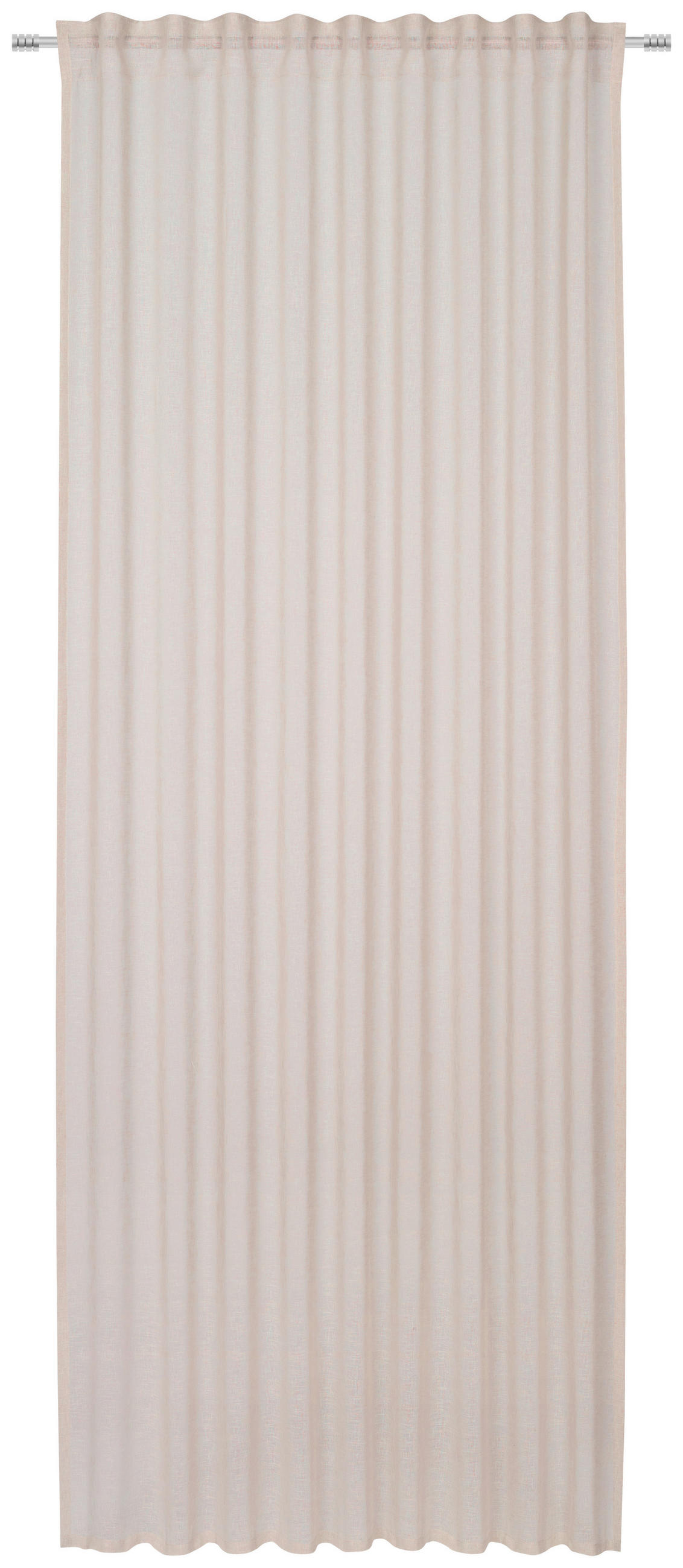 GARDINLÄNGD halvtransparent  - beige, Klassisk, textil (140/245cm) - Esposa