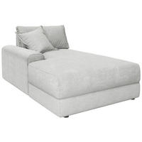 BIGSOFA Cord Perlmutt  - Perlmutt/Schwarz, MODERN, Kunststoff/Textil (117/93/190cm) - Carryhome