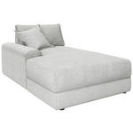 BIGSOFA Cord Perlmutt  - Perlmutt/Schwarz, MODERN, Kunststoff/Textil (117/93/190cm) - Carryhome