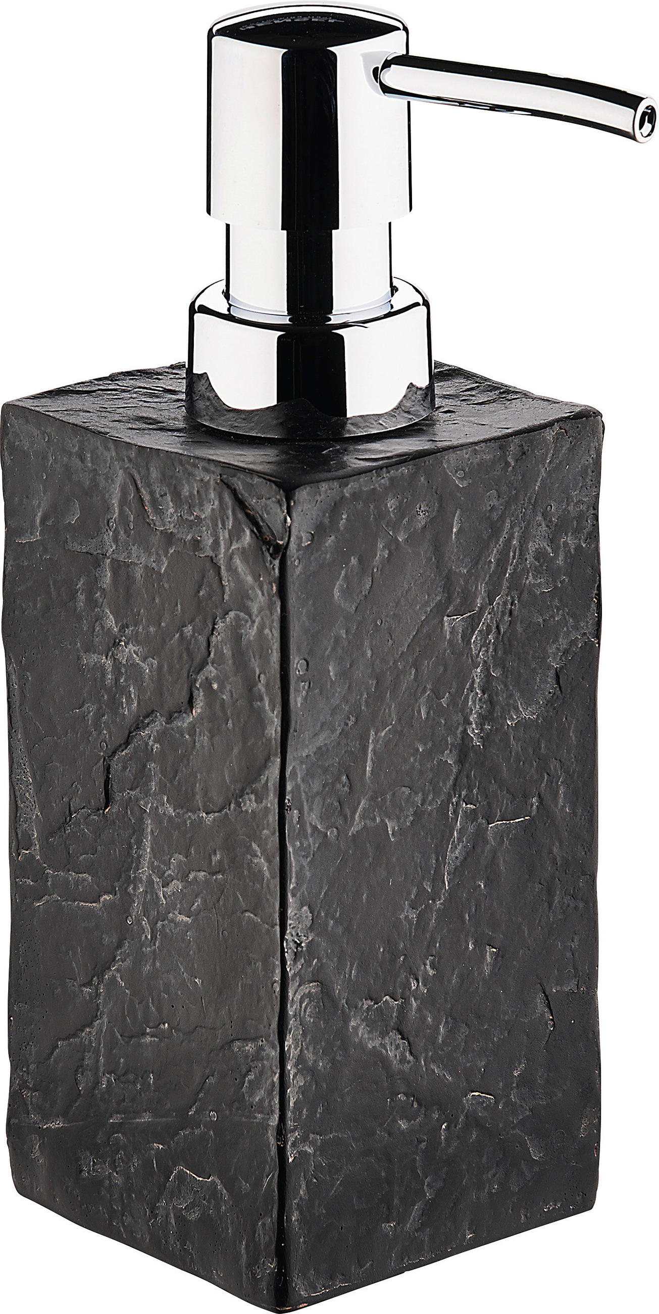 SEIFENSPENDER Slate Rock  - Schieferfarben, Basics, Kunststoff (6,3/16/6,3cm) - Wenko