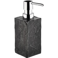 SEIFENSPENDER Slate Rock  - Schieferfarben, Basics, Kunststoff (6,3/16/6,3cm) - Wenko