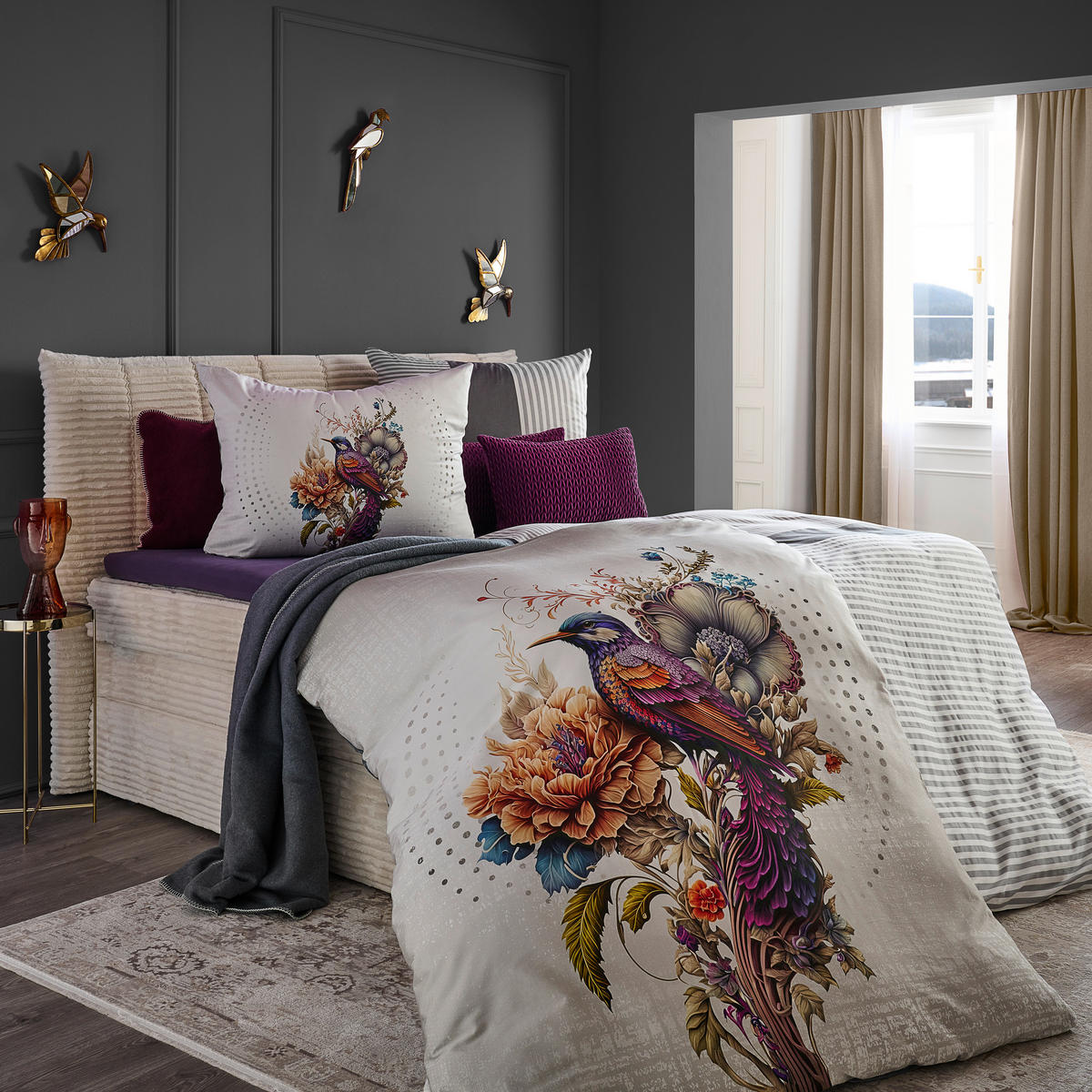 BOXSPRINGBETT 180/200 cm  in Beige  - Beige/Schwarz, Design, Kunststoff/Textil (180/200cm) - Esposa