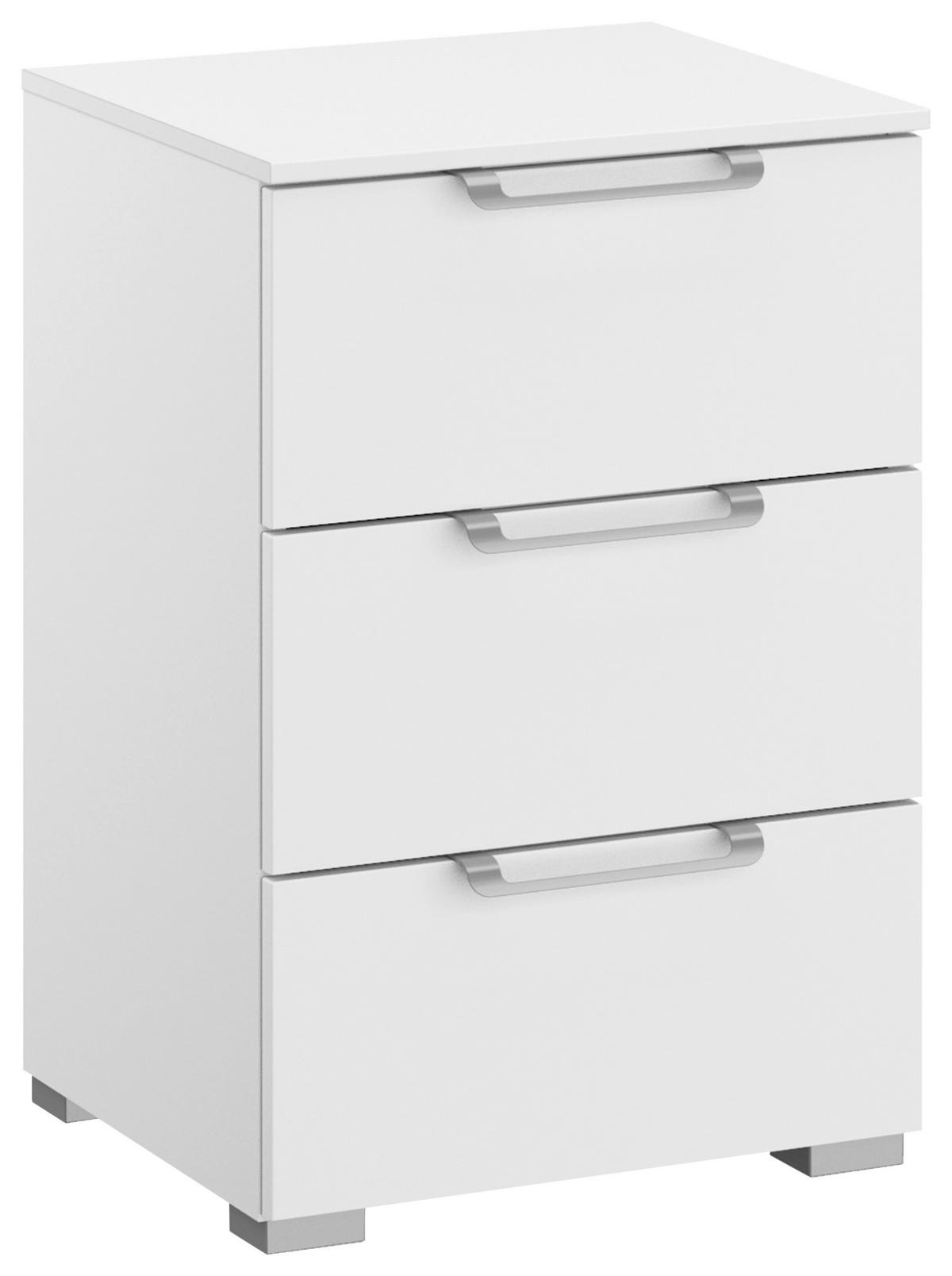 NACHTSCHRANK 40/61/42 cm  - Silberfarben/Alufarben, Design, Holzwerkstoff/Kunststoff (40/61/42cm) - Novel