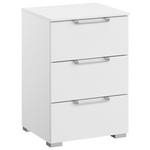 NACHTSCHRANK 40/61/42 cm  - Silberfarben/Alufarben, Design, Holzwerkstoff/Kunststoff (40/61/42cm) - Novel