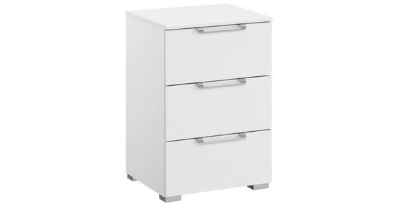 NACHTSCHRANK 40/61/42 cm  - Silberfarben/Alufarben, Design, Holzwerkstoff/Kunststoff (40/61/42cm) - Novel