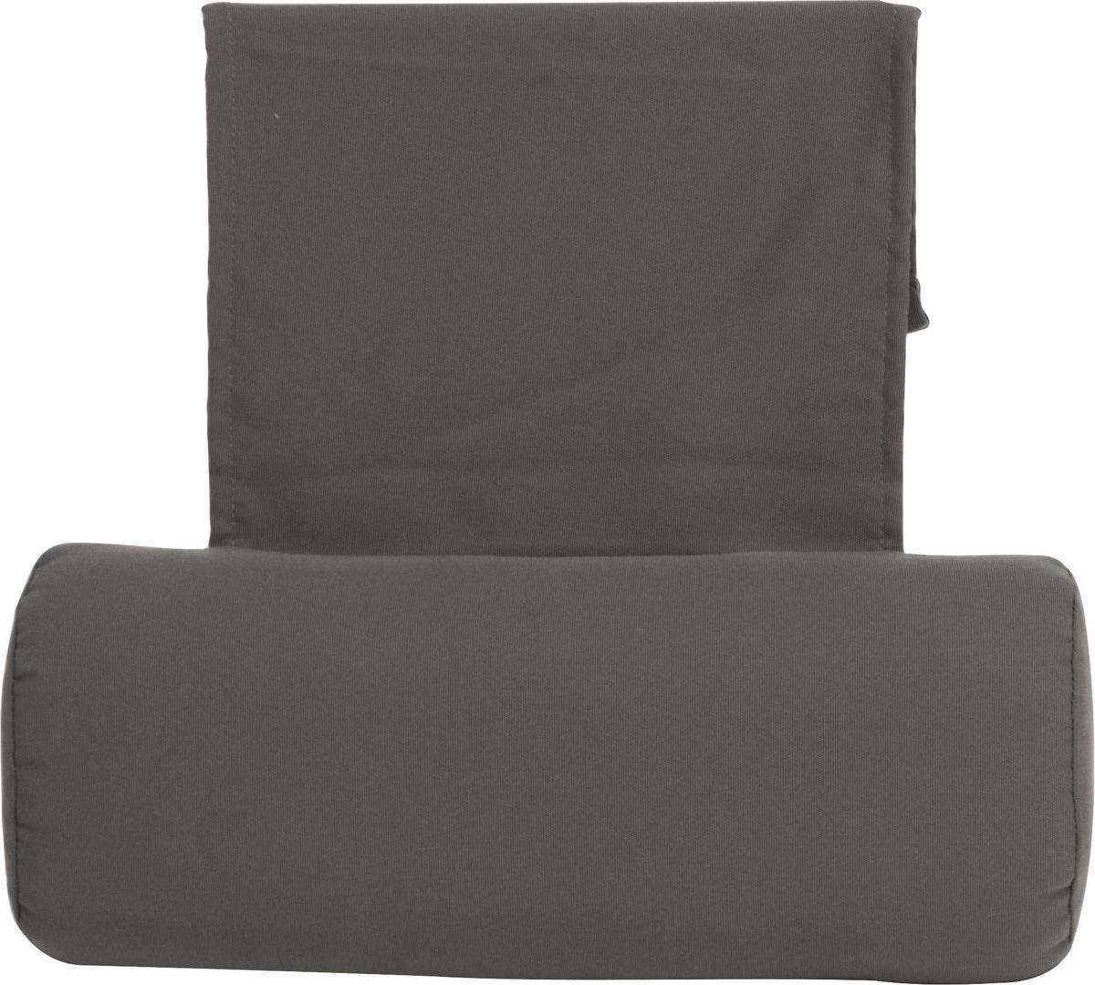 NACKENKISSEN   - Grau, Basics, Textil (37/6/15cm) - Stern
