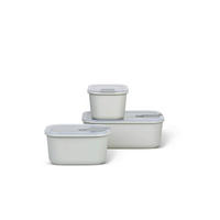 SET RECIPIENTE DE ALIMENTE  - alb/transparent, Konventionell, plastic - Mepal