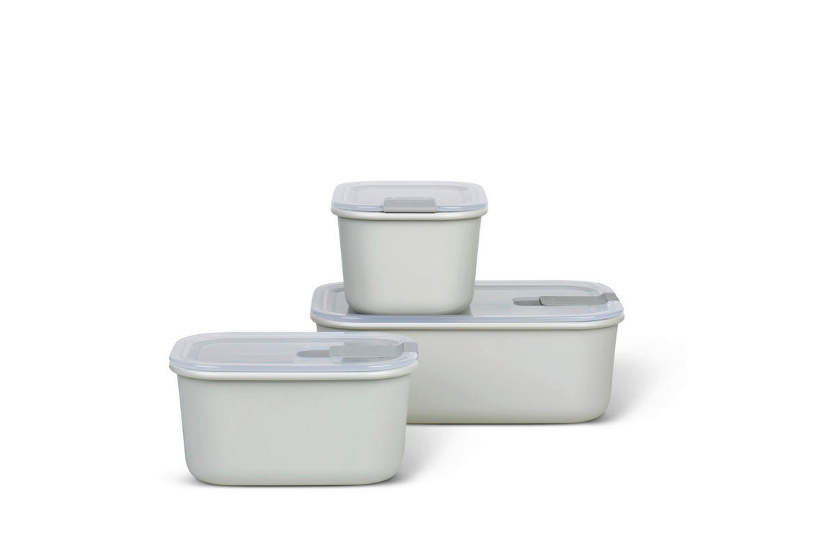 SET RECIPIENTE DE ALIMENTE  - alb/transparent, Konventionell, plastic - Mepal