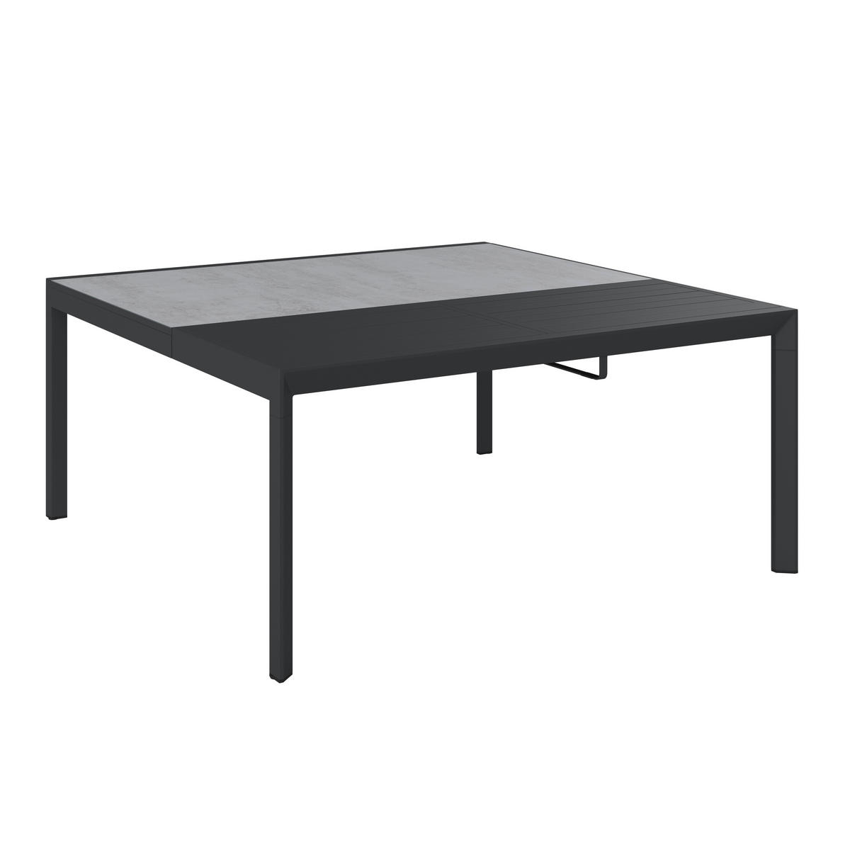 LOUNGETISCH  - Anthrazit/Grau, Design, Glas/Metall (149/97-149/68cm) - Dieter Knoll