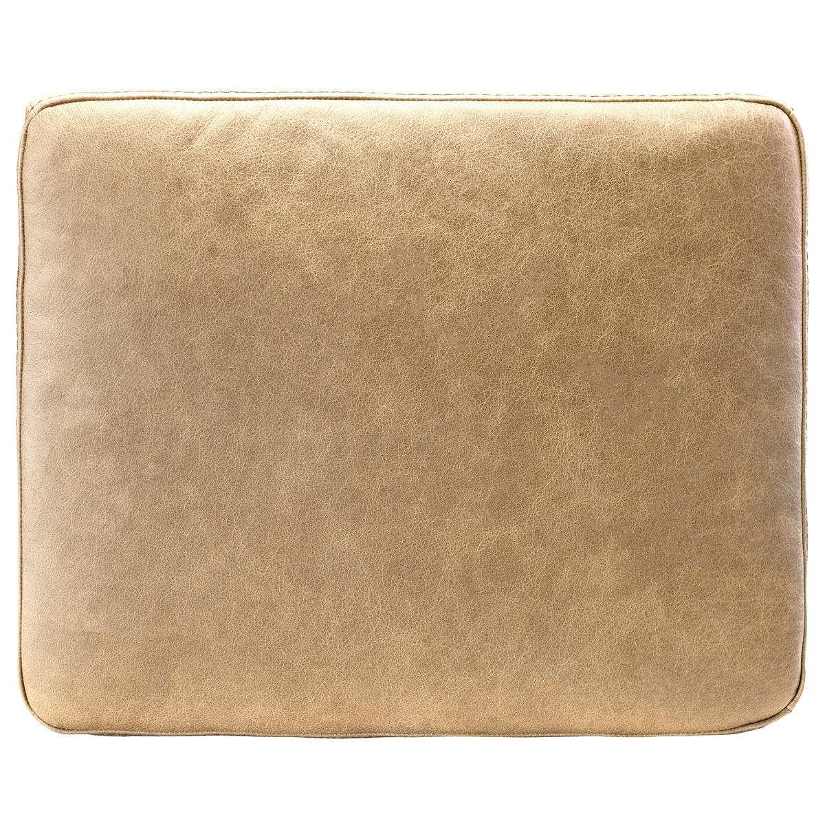 ZIERKISSEN   52/42/7 cm  - Beige, Design, Leder/Textil (52/42/7cm) - Livetastic