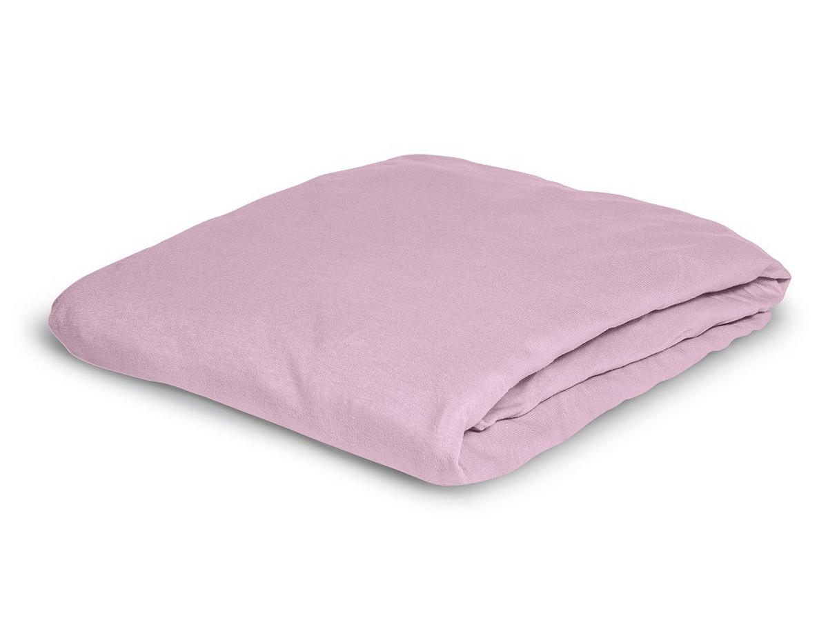 SPANNBETTTUCH Jersey  - Mauve, KONVENTIONELL, Textil (190/200cm) - Irisette