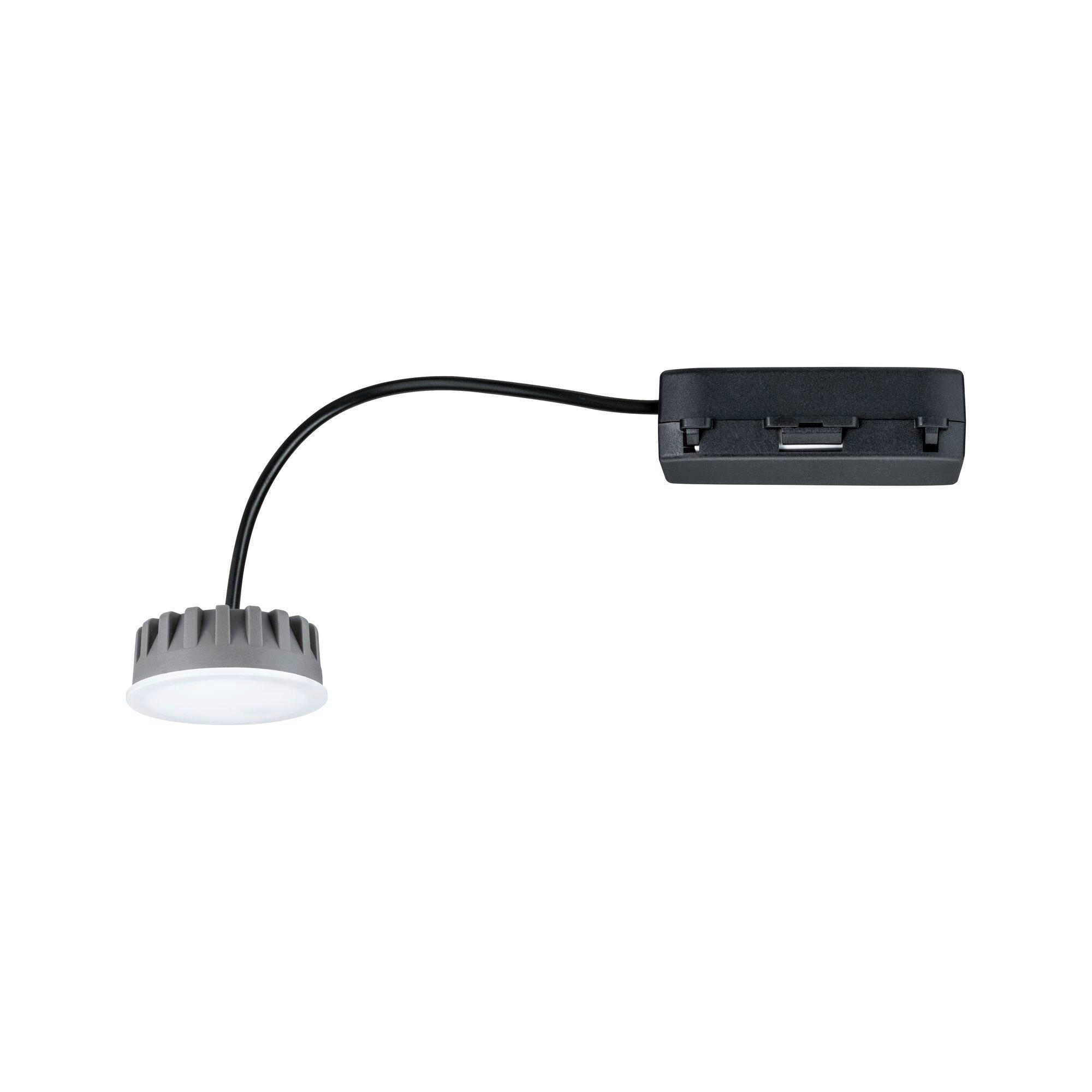 DECKENLEUCHTE  5,0/3,0 cm    - Creme, Basics, Kunststoff (5,0/3,0cm) - Paulmann