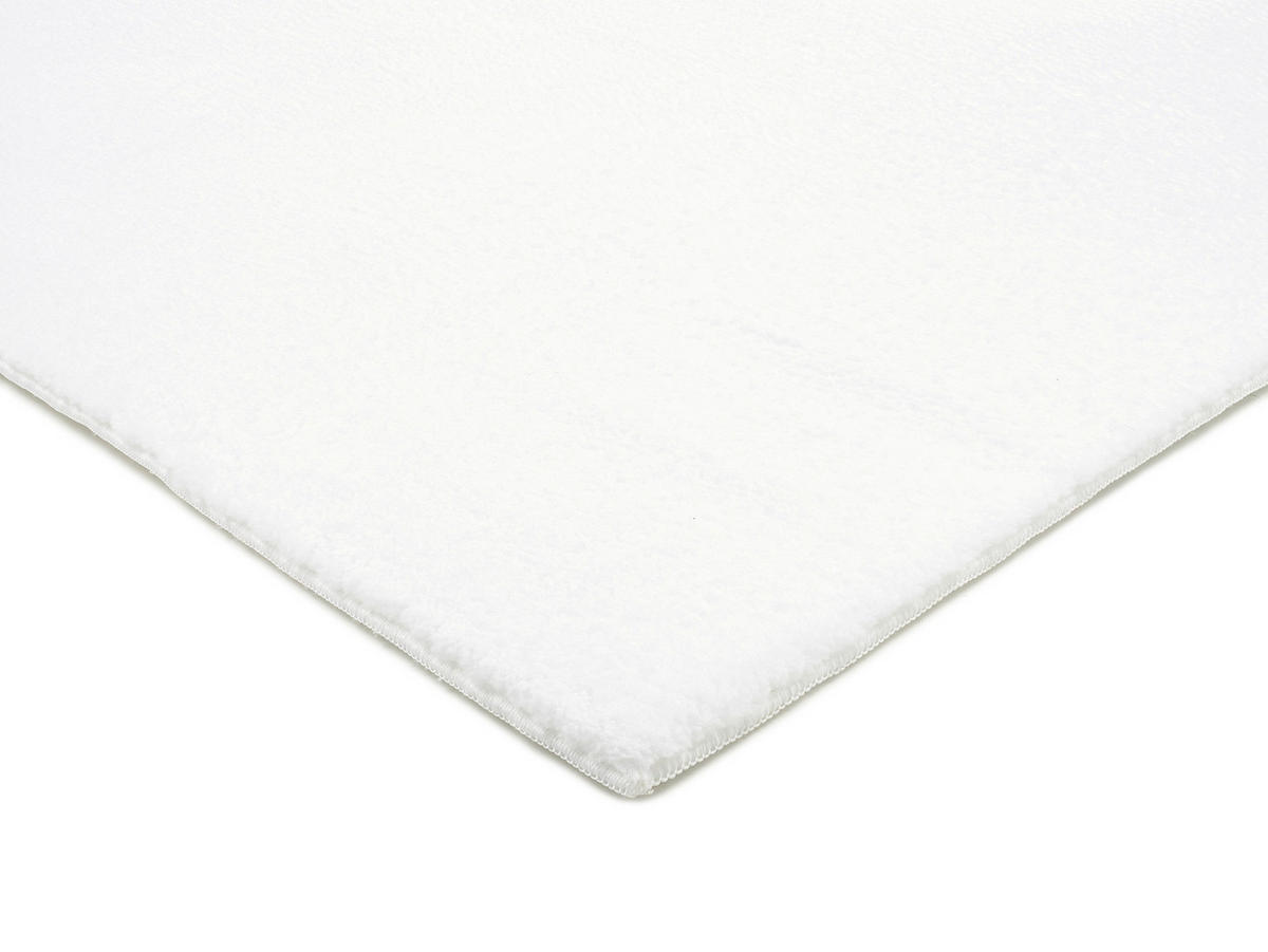FELLTEPPICH 120/170 cm Blana Weiß rechteckig  - Weiß, Basics, Textil (120/170cm) - Novel