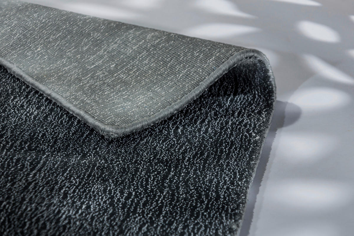 HANDWEBTEPPICH 200/300 cm Aura Anthrazit rechteckig  - Anthrazit, Design, Textil (200/300cm) - Schöner Wohnen