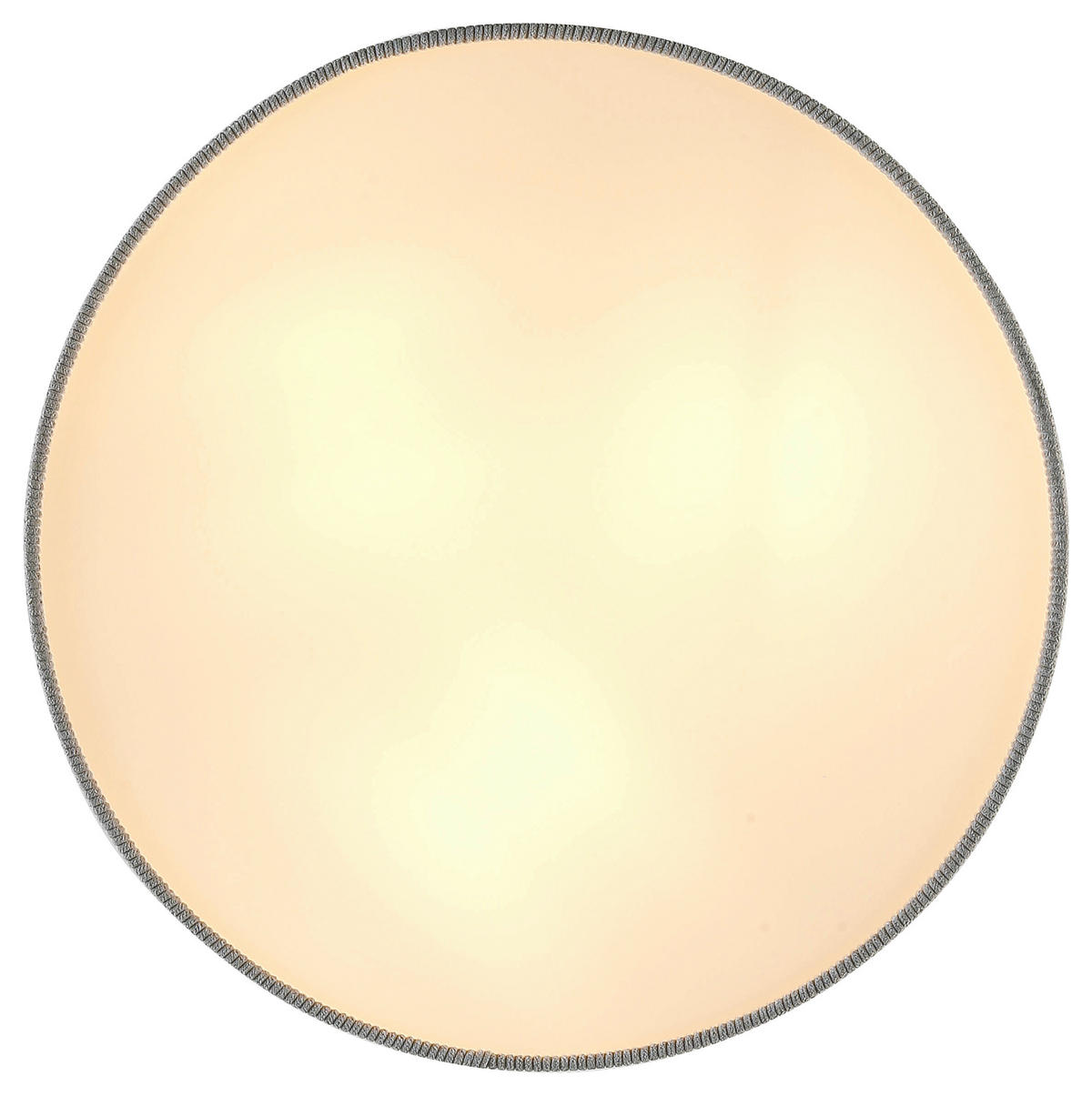DECKENLEUCHTE 40/15 cm  - Hellgrau, Trend, Kunststoff/Textil (40/15cm) - Novel