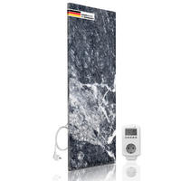 INFRAROT-HEIZPANEEL 100/40/2 cm 800 W W Shadow Grey 800 Watt  - Dunkelgrau, Basics, Stein (100/40/2cm) - MID.YOU