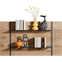 WANDPANEEL Eichefarben  139/77/22 cm  - Eichefarben, Natur, Glas/Holz (139/77/22cm) - Valnatura