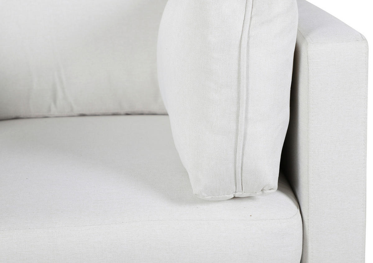 SESSEL in Beige, Schwarz  - Beige/Schwarz, Design, Kunststoff/Textil (110/84/86cm) - Livetastic