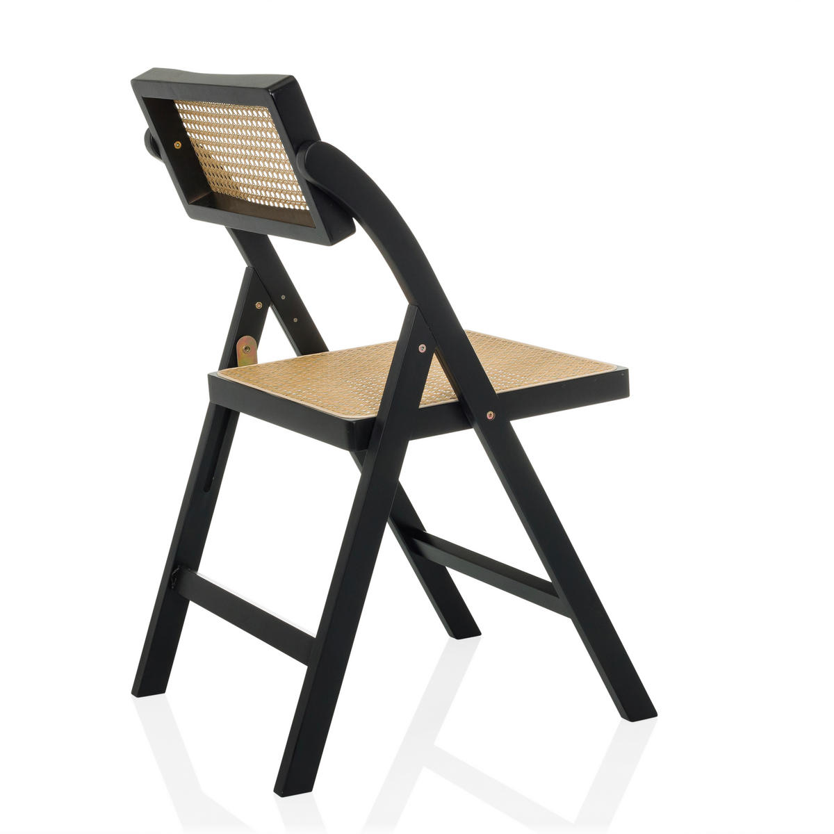 FÄLLSTOL i trä brun, svart  - brun/svart, Modern, trä (45,5/83,5/45cm) - MID.YOU