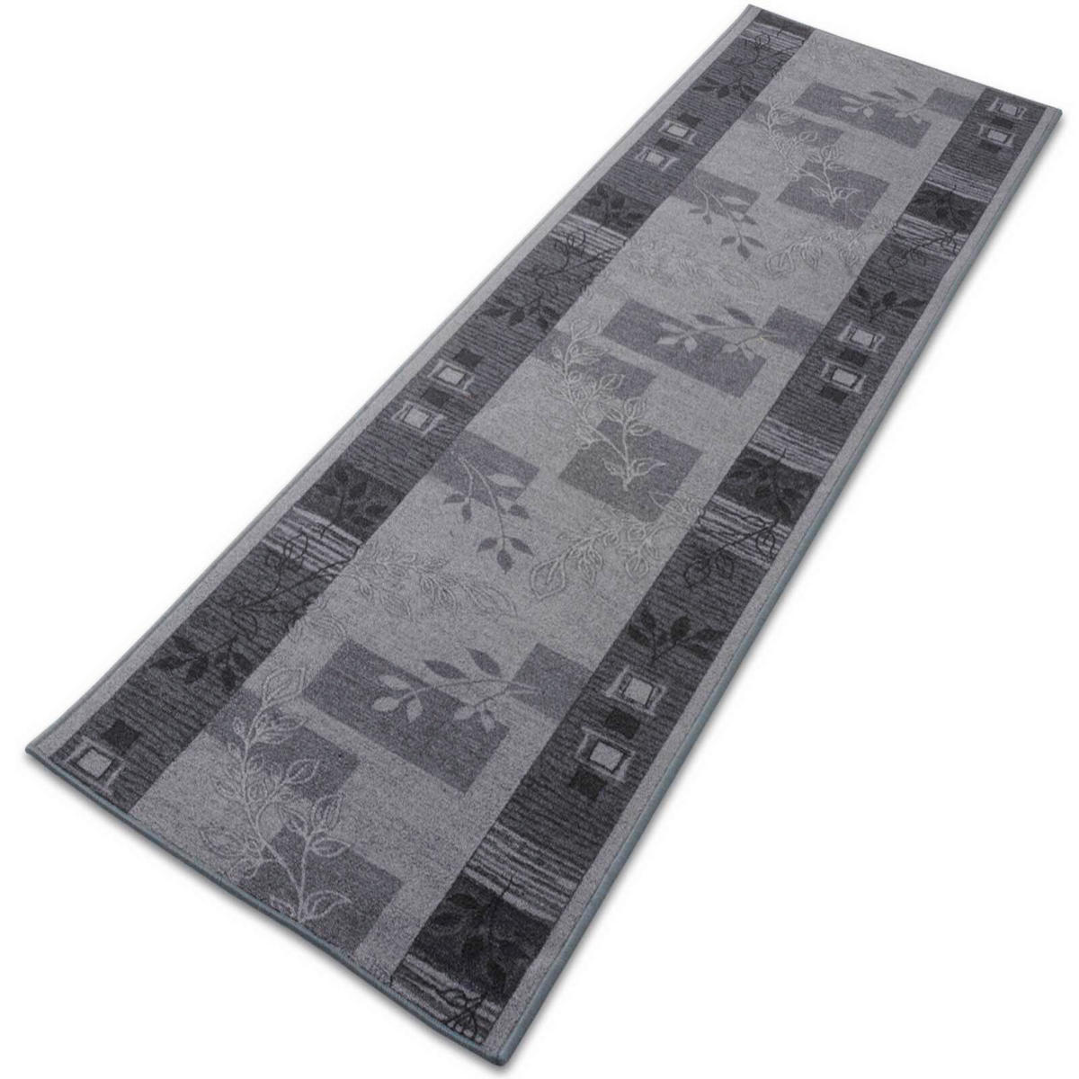 LÄUFER 80/450 cm FD  - Grau, KONVENTIONELL, Kunststoff/Textil (80/450cm)