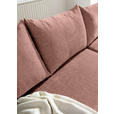 ECKSOFA Altrosa Flachgewebe  - Buchefarben/Altrosa, KONVENTIONELL, Holz/Textil (230/144cm) - Carryhome