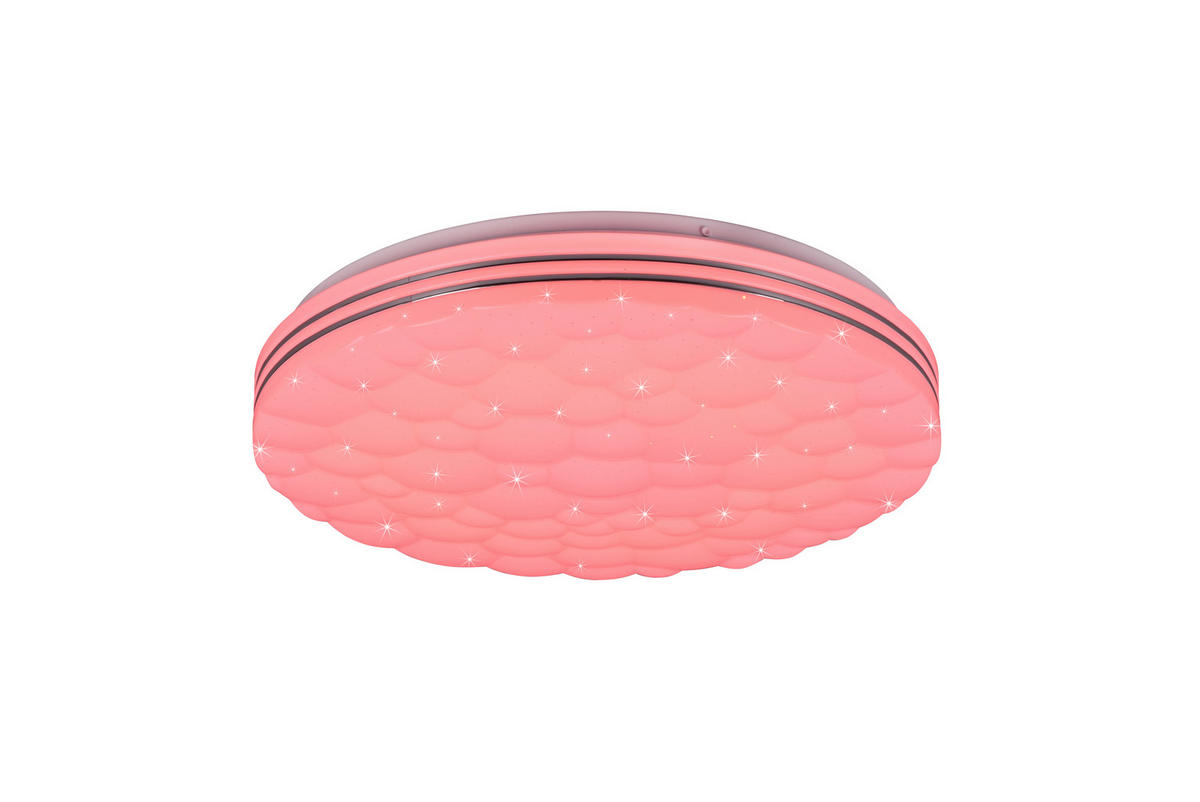 LED-DECKENLEUCHTE Tiger 38/7 cm   - Weiß, Basics, Kunststoff (38/7cm)