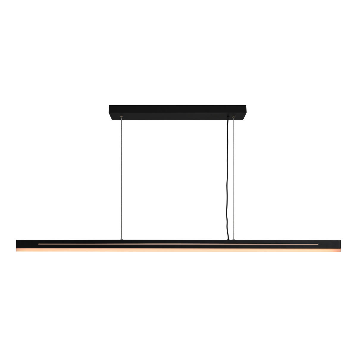 HÄNGELEUCHTE 115/3,2/4,2 cm  - Schwarz, Design, Metall (115/3,2/4,2cm) - Nordlux