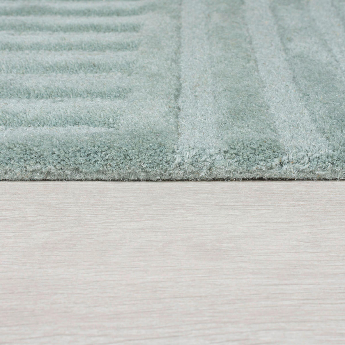 WOLLTEPPICH 230/160 cm Hellblau  - Hellblau, Basics, Textil (230/160cm)