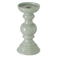 STABKERZENHALTER - Salbeigrün, Basics, Keramik (10/20cm) - Boltze Home