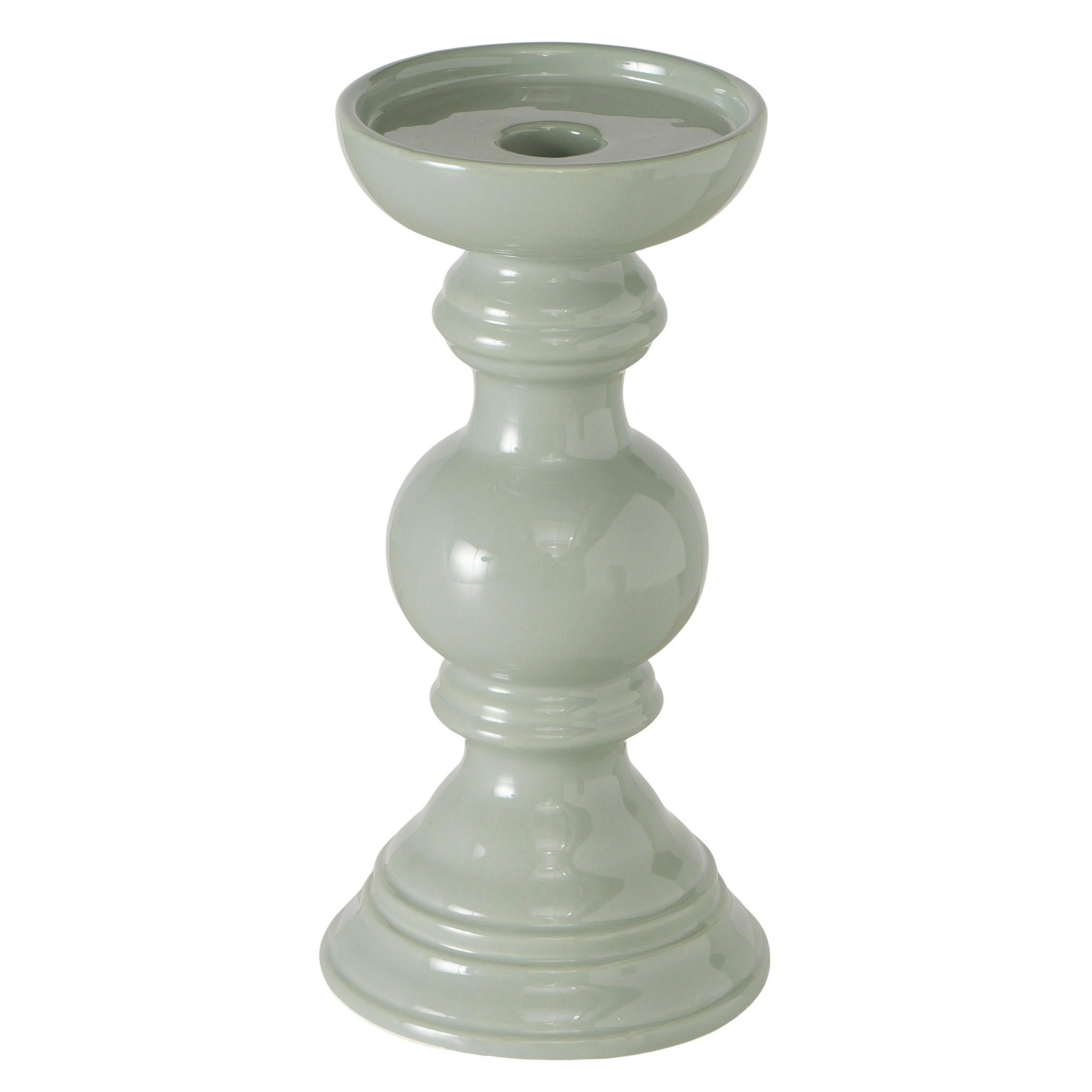 Boltze Home Stabkerzenhalter Salbeigrün 20 cm