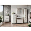 HIGHBOARD melaminharzbeschichtet  - Kaschmir/Nussbaumfarben, MODERN, Holzwerkstoff/Metall (60/97/34cm) - Xora