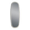 BADEZIMMERSPIEGEL 60/160/4 cm  - Silberfarben/Schwarz, MODERN, Glas/Metall (60/160/4cm)