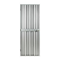 SCHWINGTÜR-KIT FÜR GEWÄCHSHAU - Silberfarben, Basics, Metall (67/172cm)