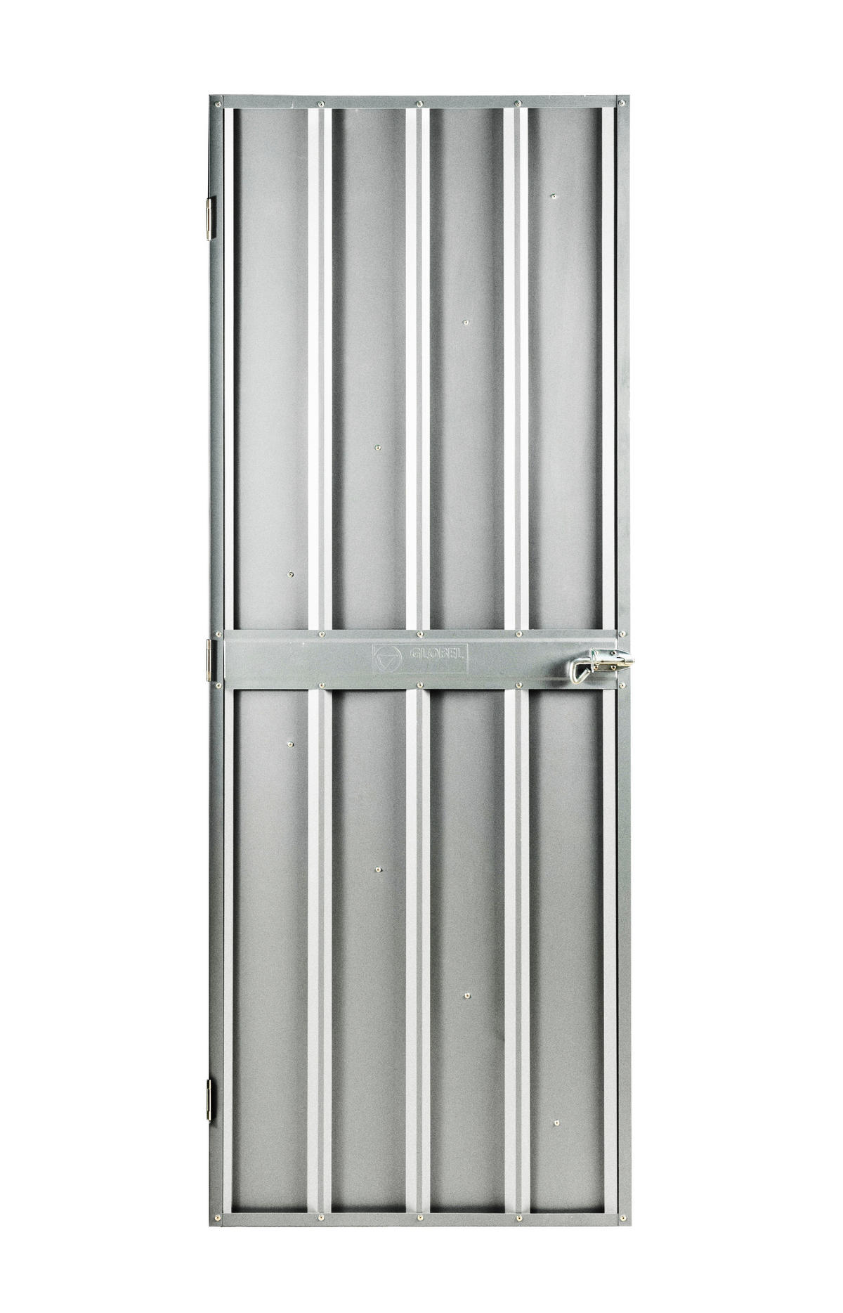 SCHWINGTÜR-KIT FÜR GEWÄCHSHAU - Silberfarben, Basics, Metall (67/172cm)