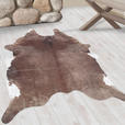 FELLTEPPICH 100/135 cm Etosha  - Braun/Weiß, Design, Leder/Textil (100/135cm) - Novel