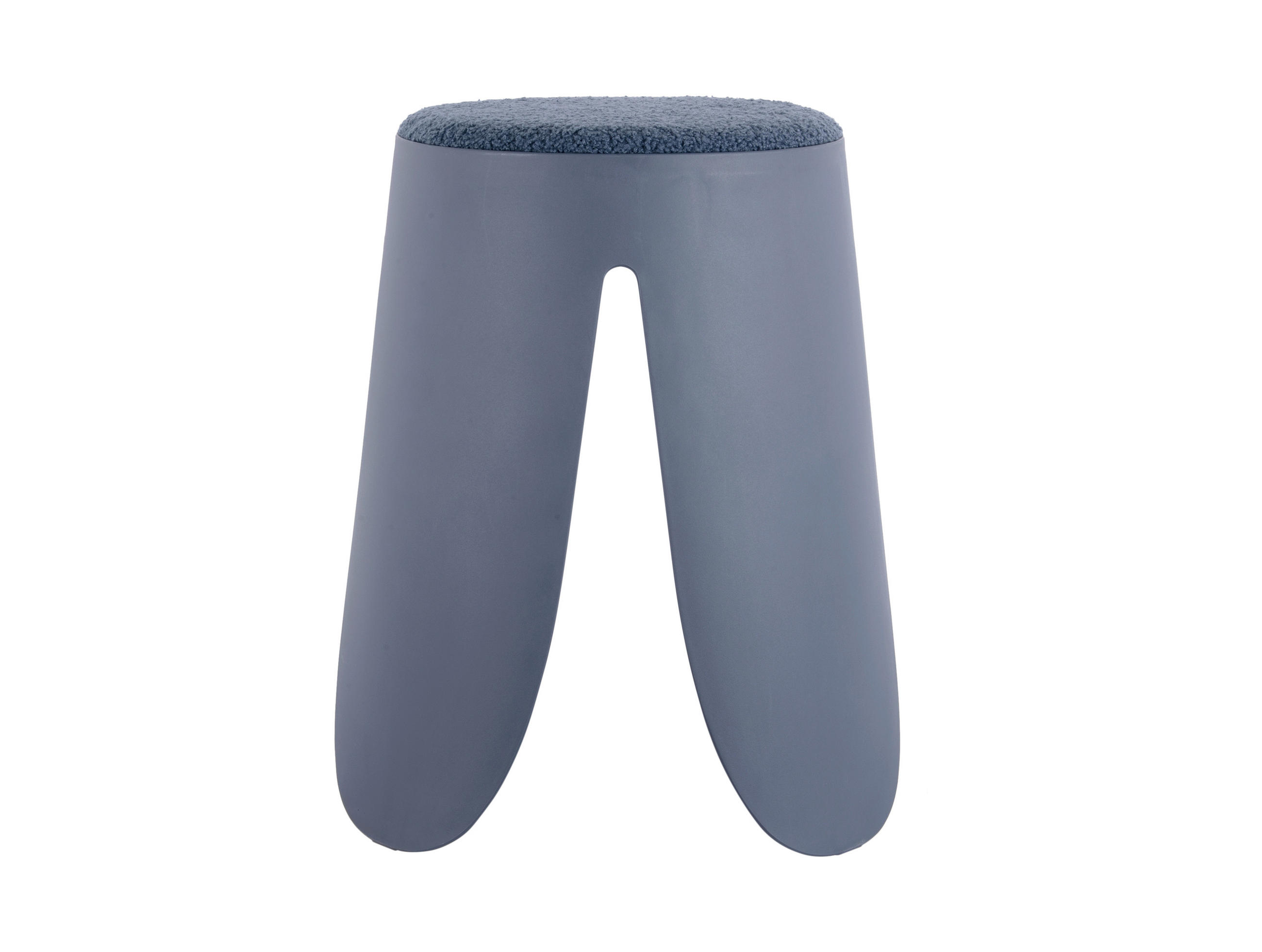 TABURET, plast, 44/46/44 cm - modrá, Konvenční, plast (44/46/44cm) - Present Time