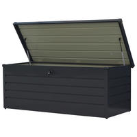 KISSENBOX 165/63/71 cm  - Anthrazit, MODERN, Metall (165/63/71cm) - Beldano