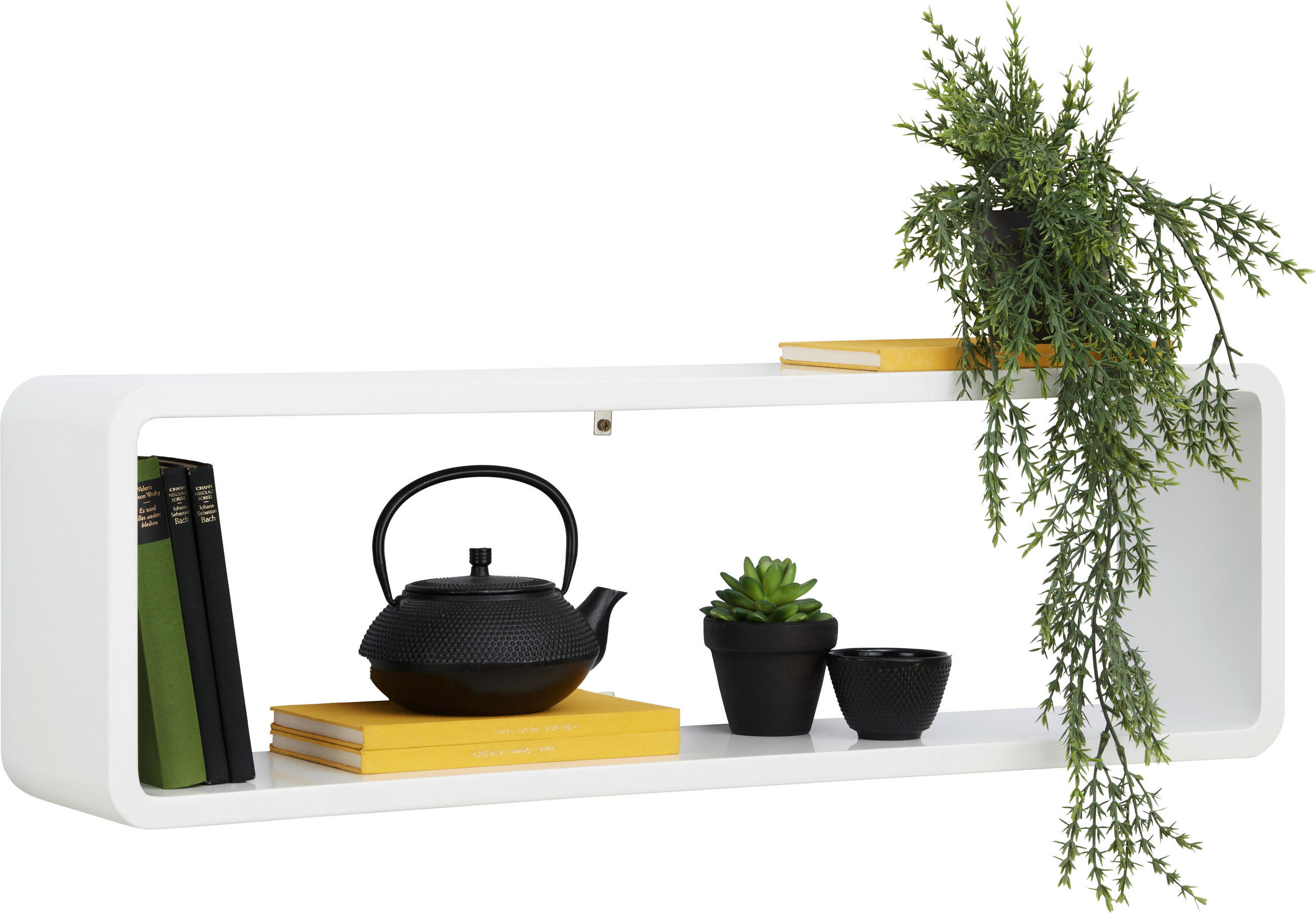 WANDBOARD Weiß  - Weiß, Basics, Holzwerkstoff (80/17/25cm) - Xora