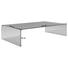 COUCHTISCH in Glas 130/70/30 cm - Grau, KONVENTIONELL, Glas (130/70/30cm) - Natuzzi COUCHTISCH in Glas 130/70/30 cm - Grau, KONVENTIONELL, Glas (130/70/30cm) - Natuzzi