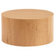 BEISTELLTISCH 60/60/30 cm Eichefarben rund  - Eichefarben, Design, Holzwerkstoff (60/60/30cm) - Xora