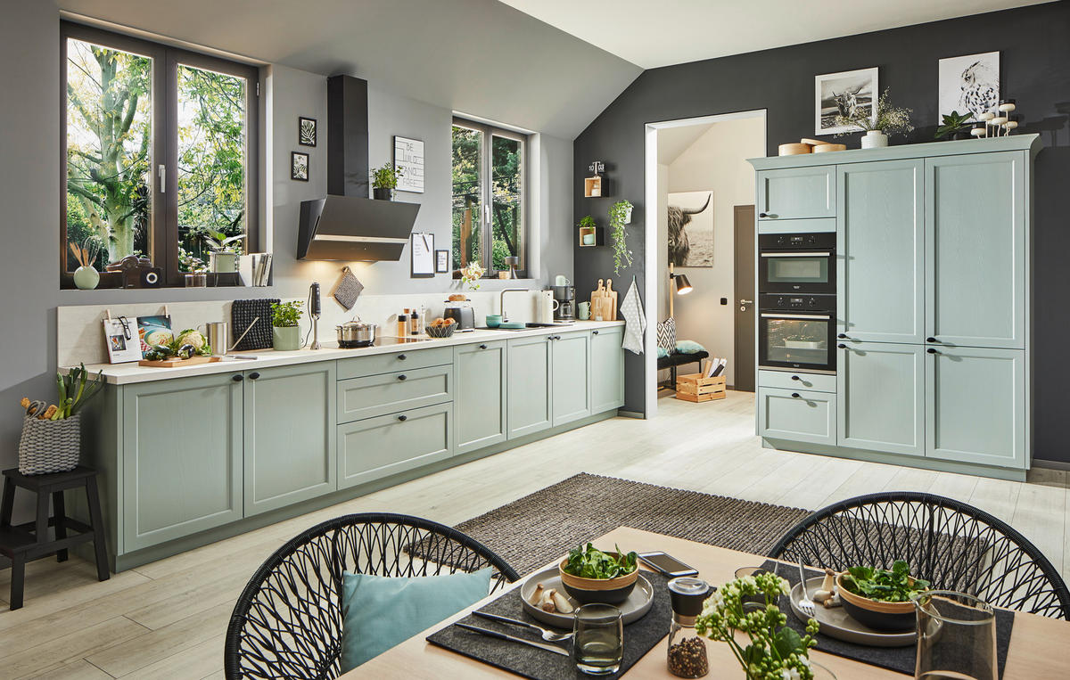 EINBAUKÜCHE BRISTOL SELECTION  - LIFESTYLE, Holzwerkstoff - Moderano