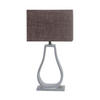BORDSLAMPA 13/22.5/39.5 cm   - brun, Design, textil/sten (13/22.5/39.5cm)