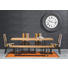 ESSTISCH Teakholz massiv rechteckig - Design, Holz/Metall (160/90/75cm) - Kare-Design ESSTISCH Teakholz massiv rechteckig - Design, Holz/Metall (160/90/75cm) - Kare-Design