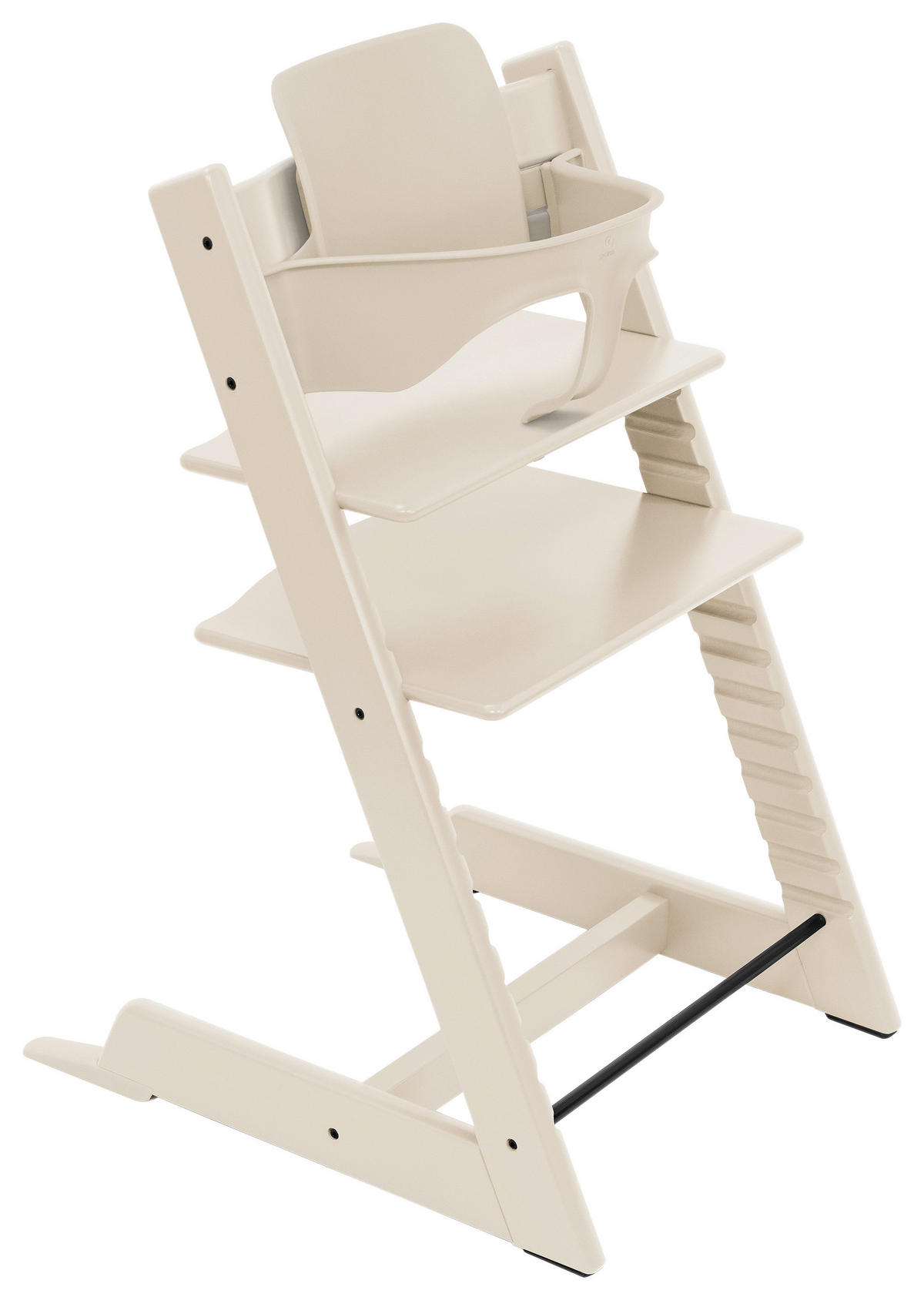 HOCHSTUHL-SET Tripp Trapp Bundles  - Perlmutt, Basics, Holz (83/65/46cm) - Stokke