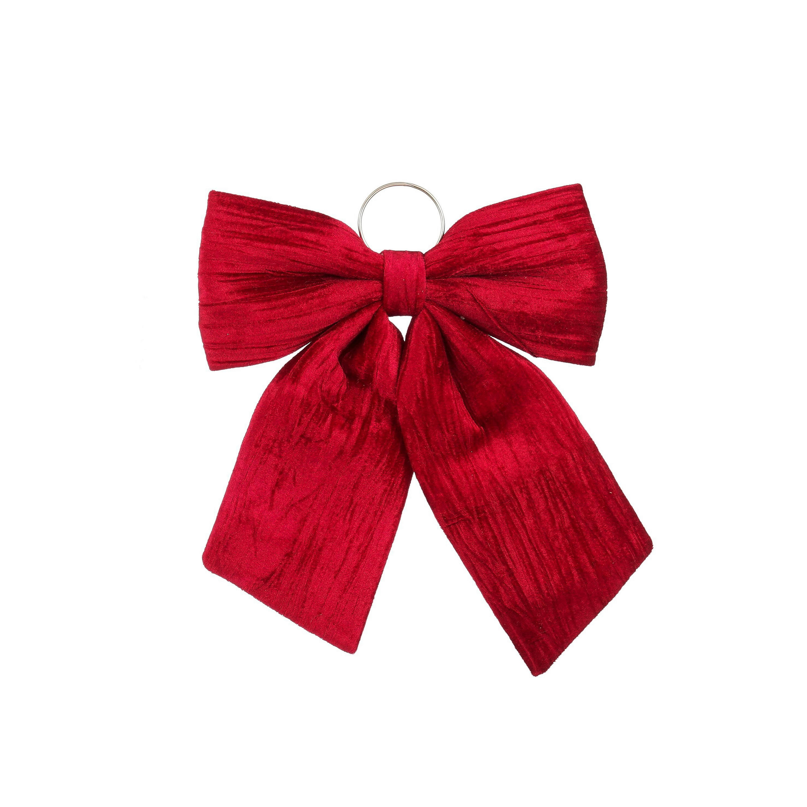 OBESEK ZA BOŽIČNO JELKO - bordo, Basics, tekstil (32/40/3cm)