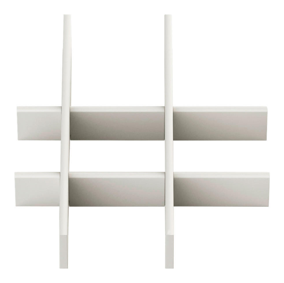 SCHUBLADENEINTEILUNG - Weiß, Holzwerkstoff (39,5/7,9/49cm) - Boxxx