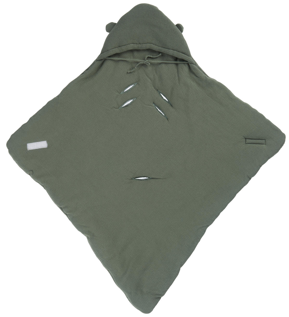 EINSCHLAGDECKE  100/110 cm  - Grau/Grün, Trend, Textil (100/110cm) - Avelia