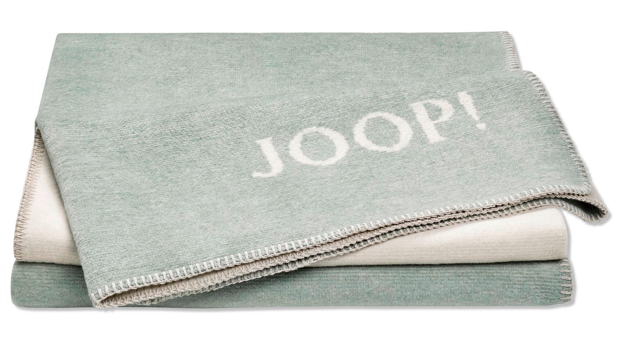 Joop! Wohndecke Melange-Doubleface Grün, Natur 150x200 cm