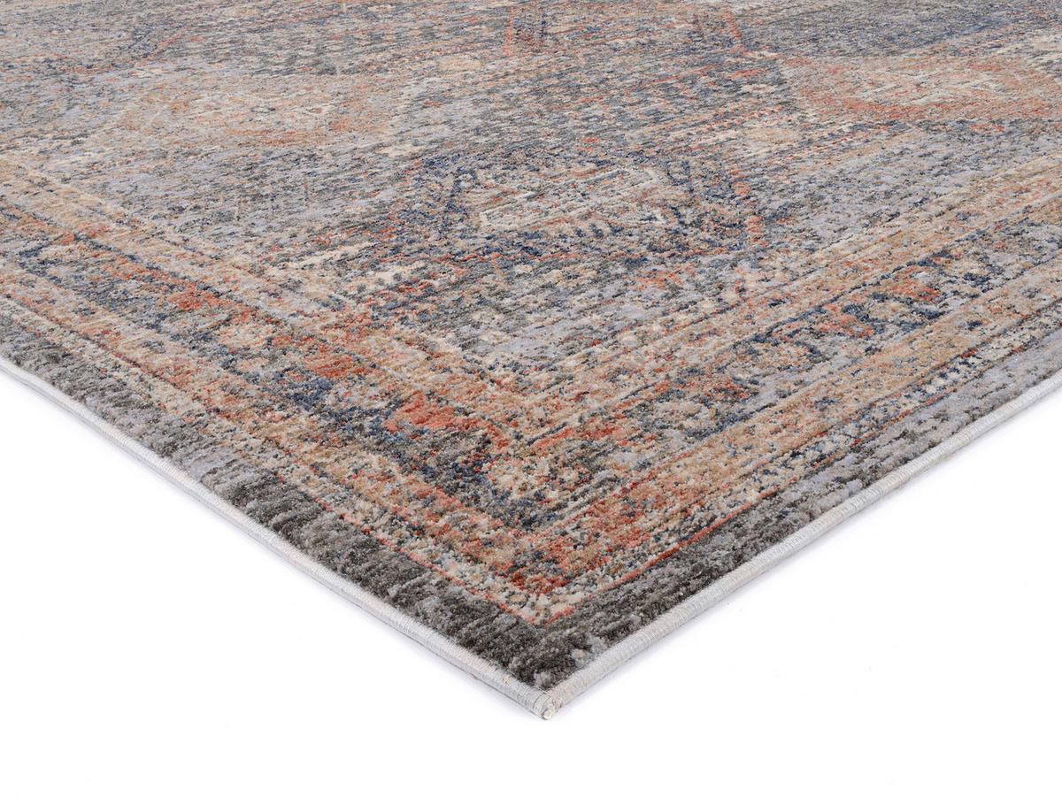 WEBTEPPICH 65/130 cm Trojes Grau  - Grau, Design, Textil (65/130cm) - Novel