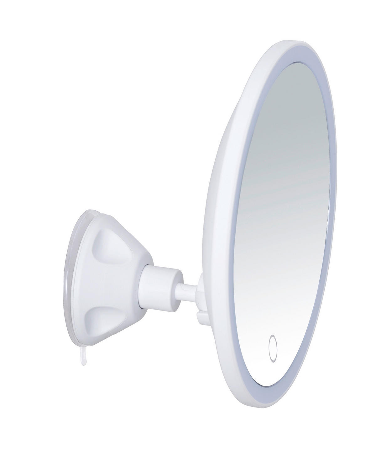 SCHMINKSPIEGEL 18,5/18,5/10,5 cm  - Weiß, Basics, Glas/Kunststoff (18,5/18,5/10,5cm) - Wenko